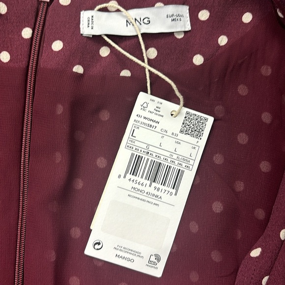 MNG Mango Polka Dot Jumpsuit - Picture 7 of 7